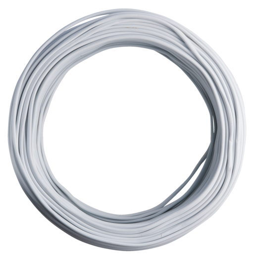 E-Line ledning flad 2x0,75 hvid 25 m