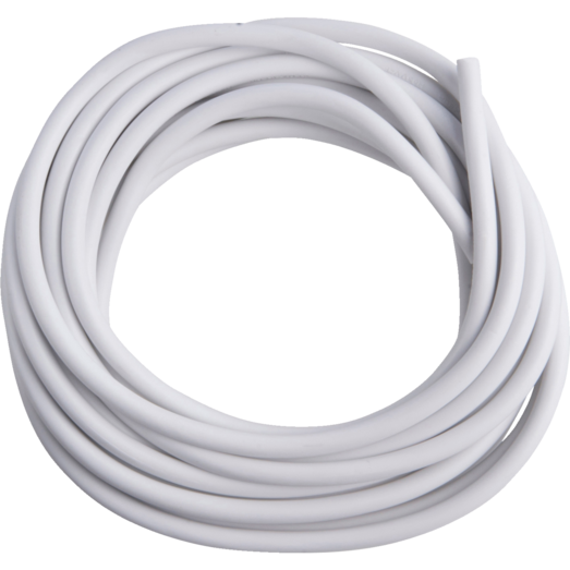 E-Line PVC ledning 3x0,75 hvid 5 m