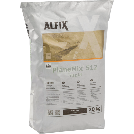 Alfix PlaneMix S12 rapid 20 kg grå