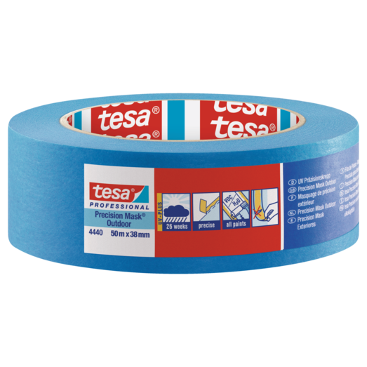 Tesa® 4440 Professionel udendørs malertape 50 m x 38 mm blå