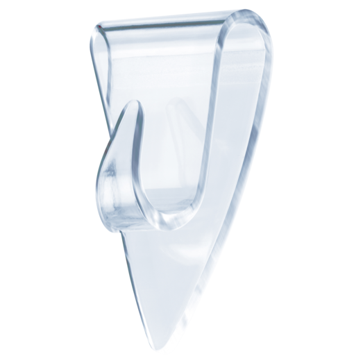Tesa® Klæbekrog til transparente overflader og glas (0,2 kg) - 5-pk