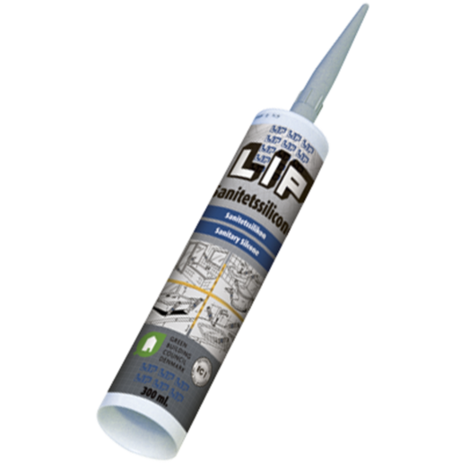 LIP sanitetssilicone 300 ml lysegrå