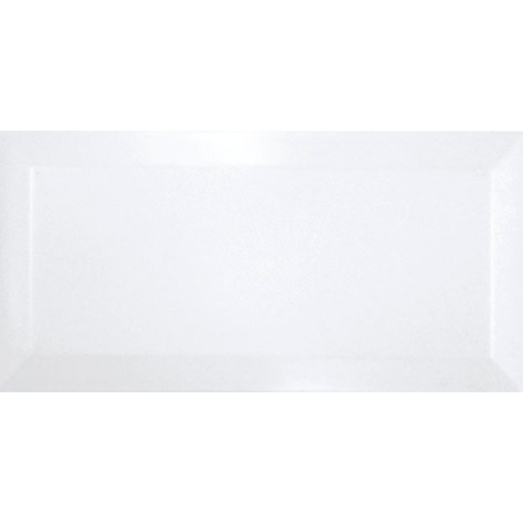 Metro vægflise 7,5x15 cm blank hvid