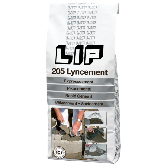 Lip 205 Lyncement 5 kg grå