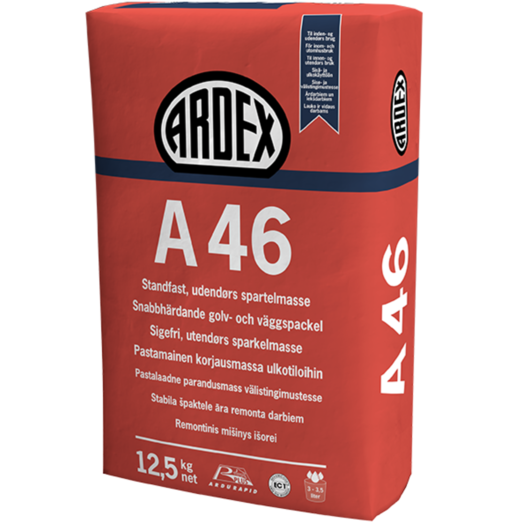 Ardex A46 spartelmasse 12,5 kg