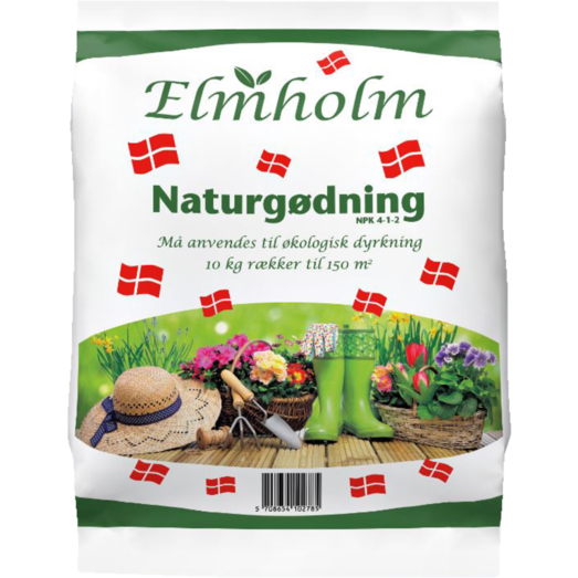 Elmholm NPK 4-1-2 naturgødning 10 kg
