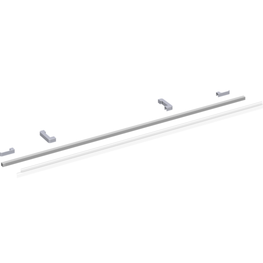 Scanbad Match gulvprofilsæt til fast brusevæg model D+ A/B/C
