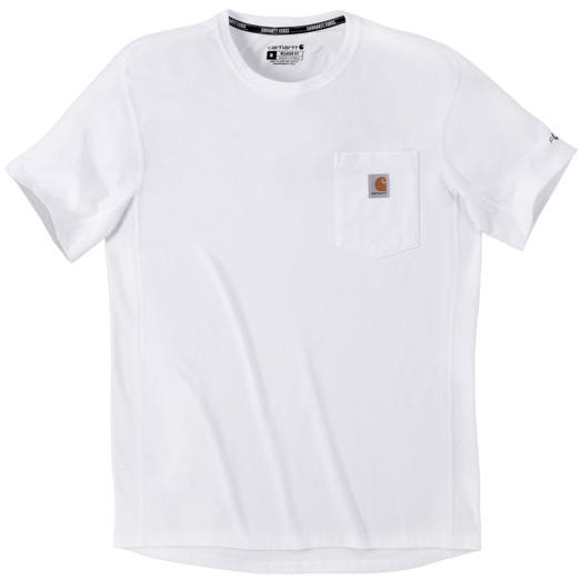 Carhartt Force Flex Pocket t-shirt hvid