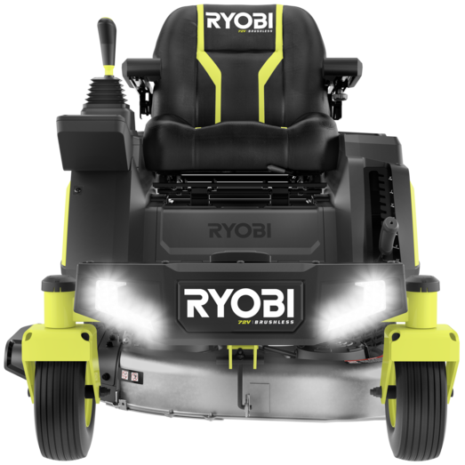Ryobi RY72ZTRX76-210 72V 76 cm zero turn plæneklipper 2x10 Ah batt.