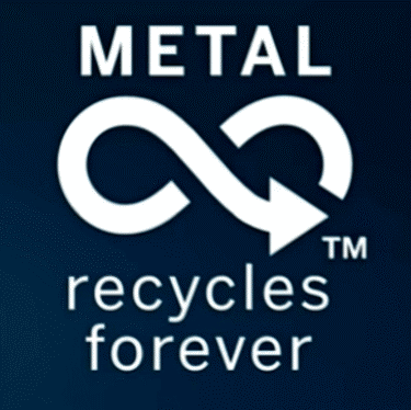 metal recyckles forever mærke