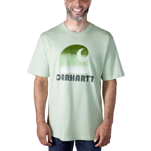 Charhartt heavy S/S C graphic t-shirt grøn