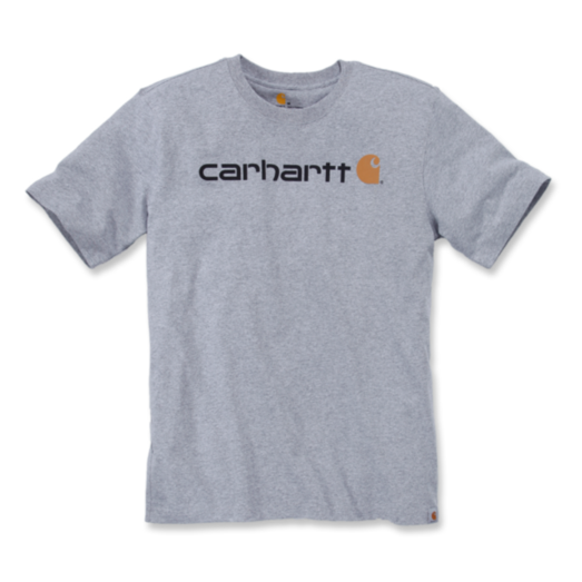 Carhartt core logo t-shirt grå