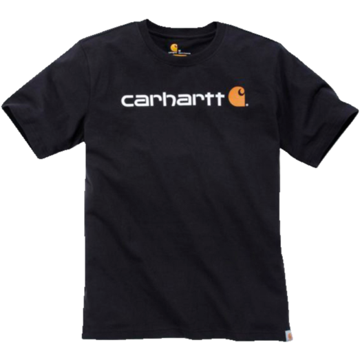 Carhartt core logo t-shirt sort