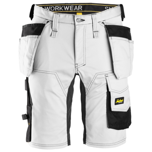 Snickers Workwear shorts hvid/sort