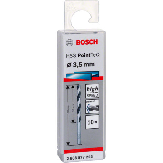 Bosch Pointteq HSS-spiralbor 3,5 mm 10 stk.
