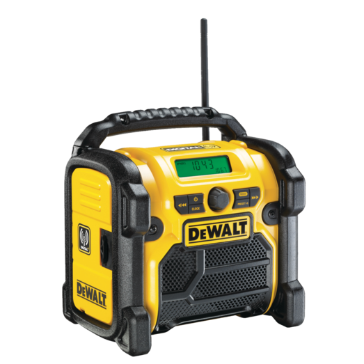DeWALT  DCR020 kompakt multivolt DAB, FM/AM-radio