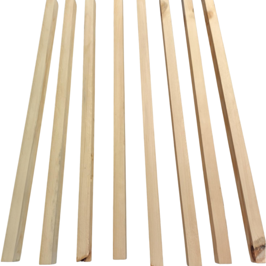 Oppindningslister til træbetonplader 20x30 mm x 60 cm