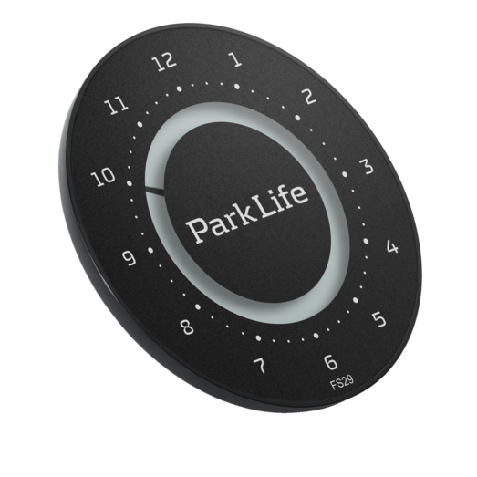 Park Life parkeringsskive - sort