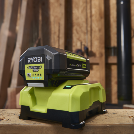 Ryobi RY36C60A 36V MAX POWER hurtiglader