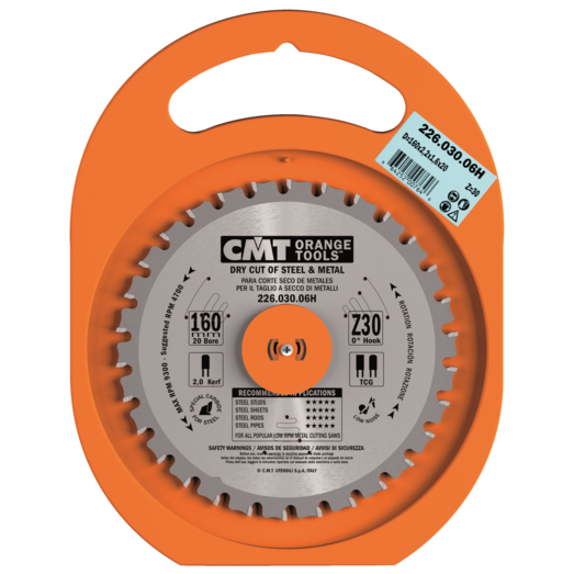 CMT savklinge dry-cut 160x2,6x20 mm. Z30