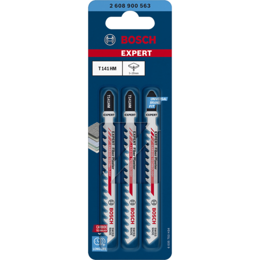 Bosch Expert T141 HM fiber plaster stiksavklinge 100 mm 3 stk