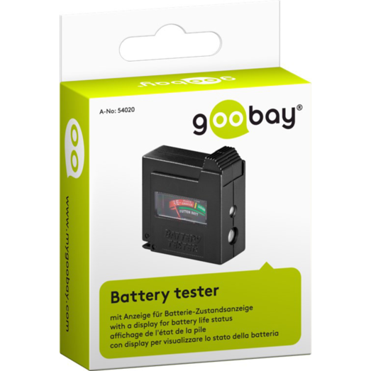 Goobay batteri tester