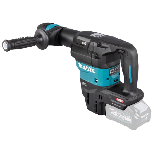 Makita HM001GZ02 mejselhammer XGT 40V inkl. 2 batterier og lader