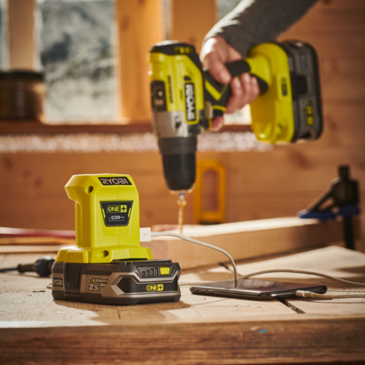 Ryobi USB-adapter 18V Solo