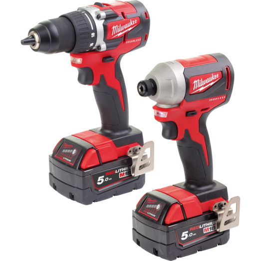 Milwaukee M18CBLDD og M18CLID bore/skruemaskine og slagboremaskine