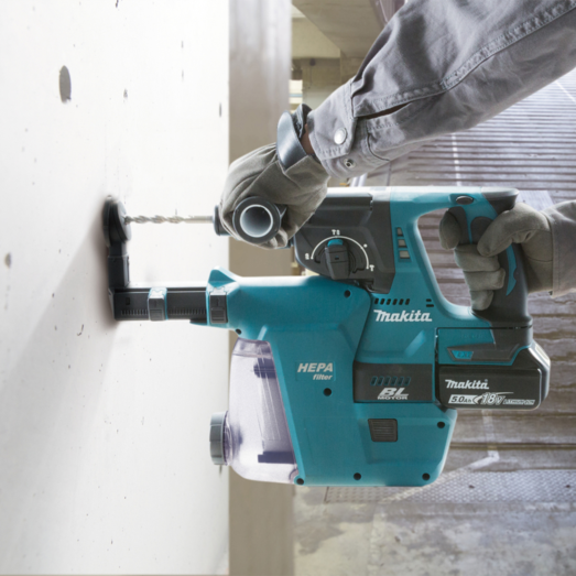 Makita DHR243ZJW bore-/mejselhammer 18V solo