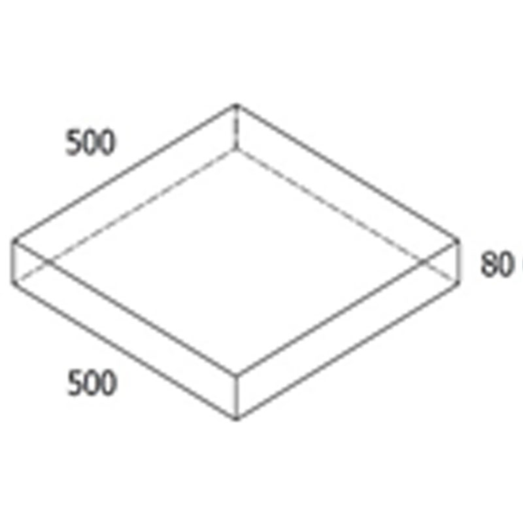 RBR Nordic-Line Koks havefliser - 50x50x8 cm