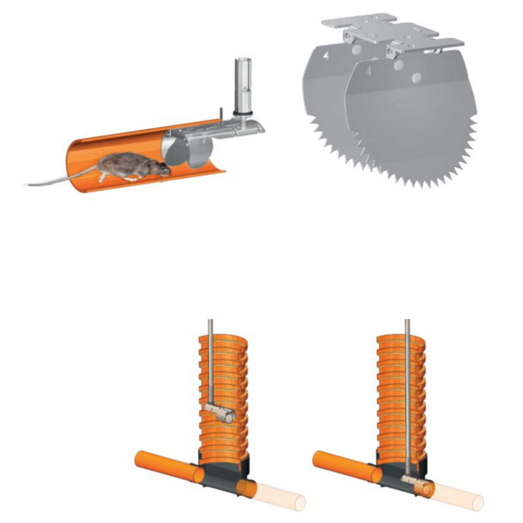 TX11 rottespærre Ø150/160 mm. universal VVS-nr. 154392018