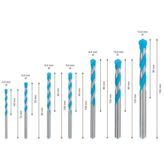 Bosch Expert Cyl-9 multiconstruction borsæt 4 - 12 mm