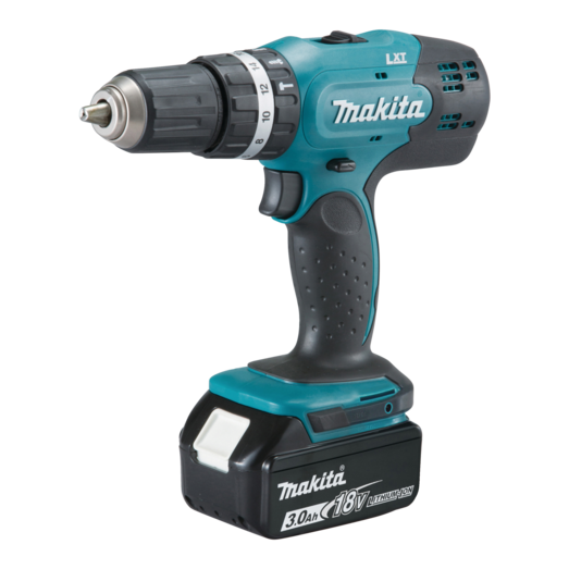 Makita DHP453SFX4 18V LXT slagboremaskine 2x3,0 Ah