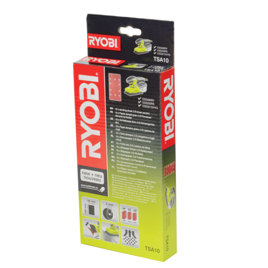 Ryobi TSA10 slibepapir 10 stk