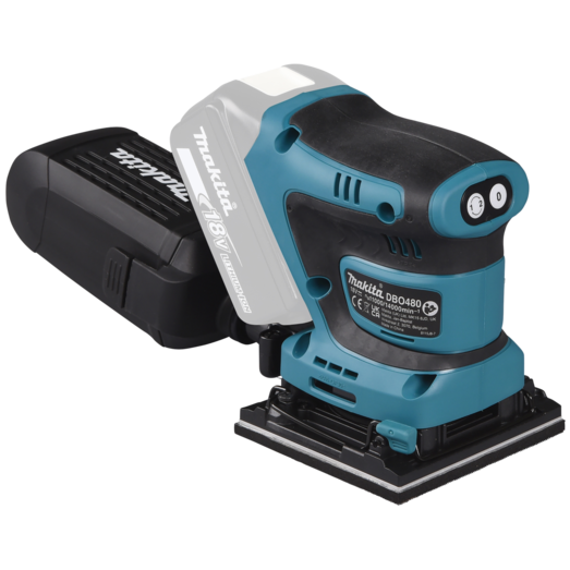 Makita DBO480Z rystepudser 18V LXT