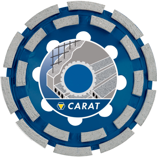 Carat CUDG diamantkopsten standard Ø125 mm