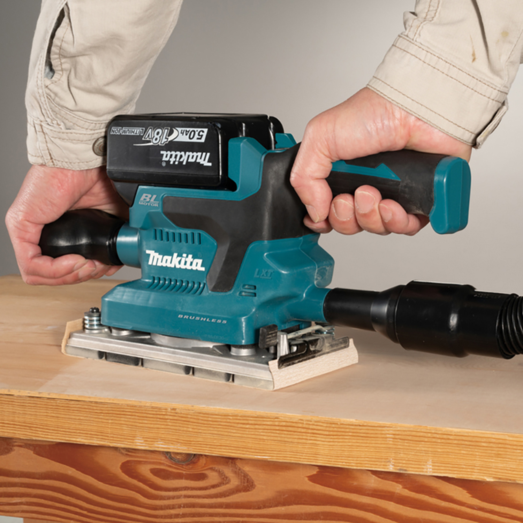 Makita DBO380Z rystepudser 18 V solo