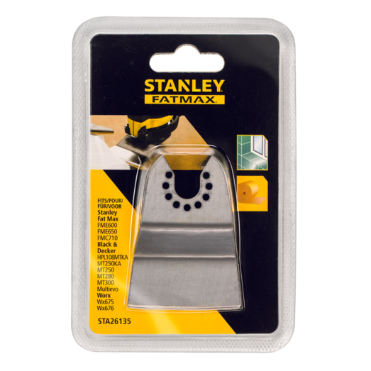 Stanley Bimetal fast skrabeblad til multicutter 52x26 mm