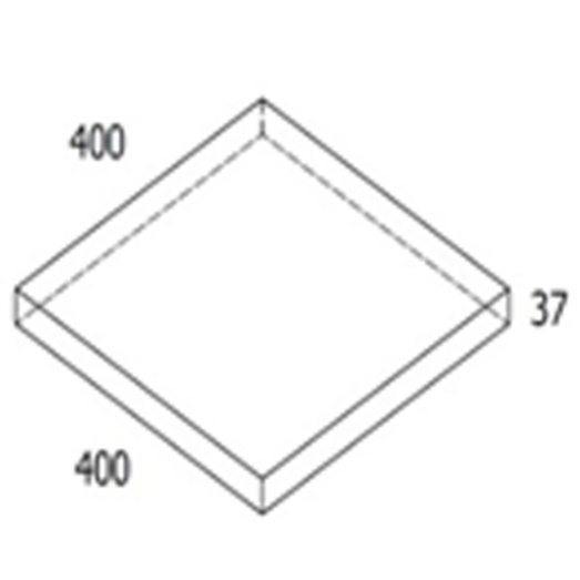 RBR Euro-Line Carbona 40x40x3,7 cm.