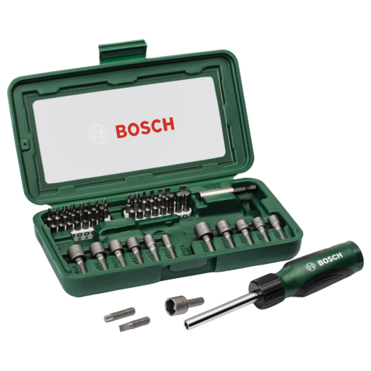 Bosch bits skruetrækkersæt med 46 dele