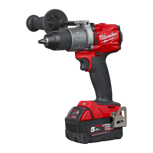 Milwaukee M18 FDP2-502X 18V Fuel slagboremaskine 2x5.0 Ah batterier og lader