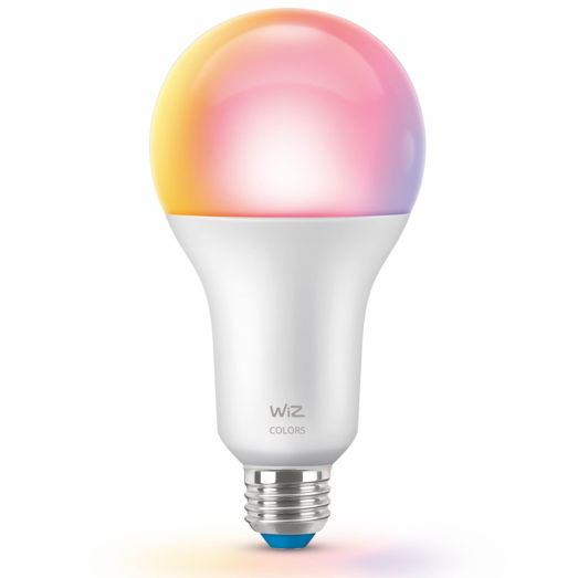 Philips WiZ Wi-Fi LED pære E27 18,5W A80 farve