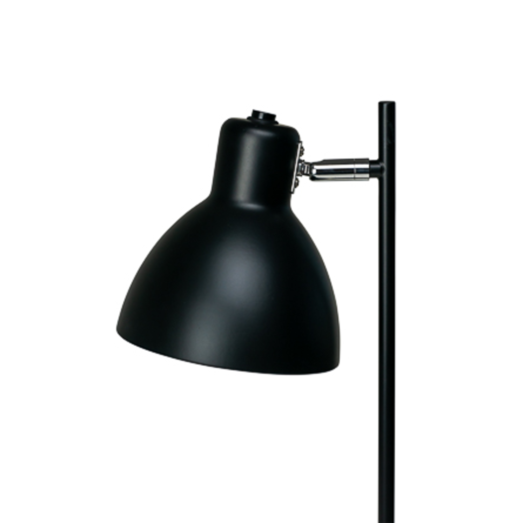 Dyberg Larsen Skagen bordlampe E27 mat sort