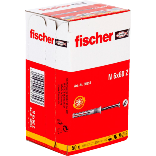 Fischer sømdyvel 6/60-30 N-S