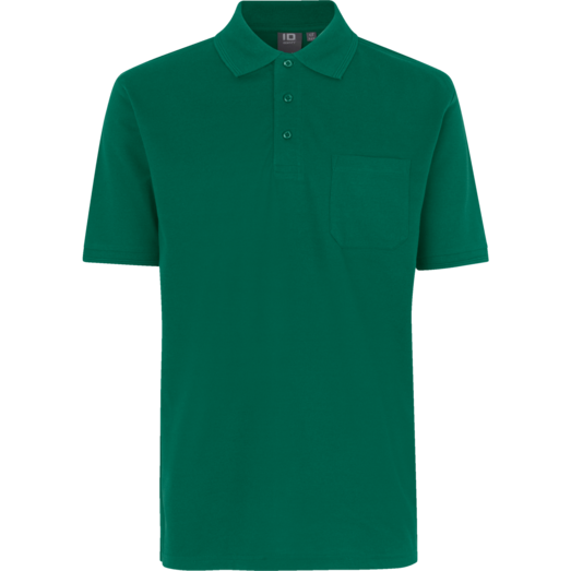 ID klassisk herre poloshirt grøn