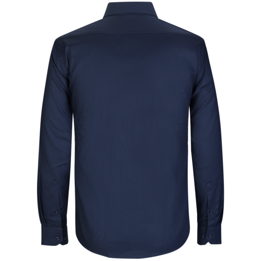 ID Seven Seas Fine Twill modern fit skjorte herre navy