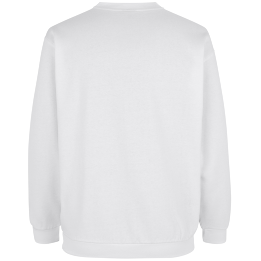 ID klassisk herre sweatshirt hvid