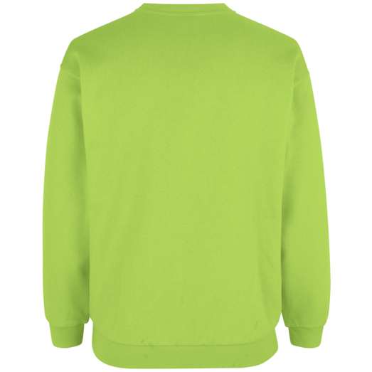 ID klassisk herre sweatshirt lime