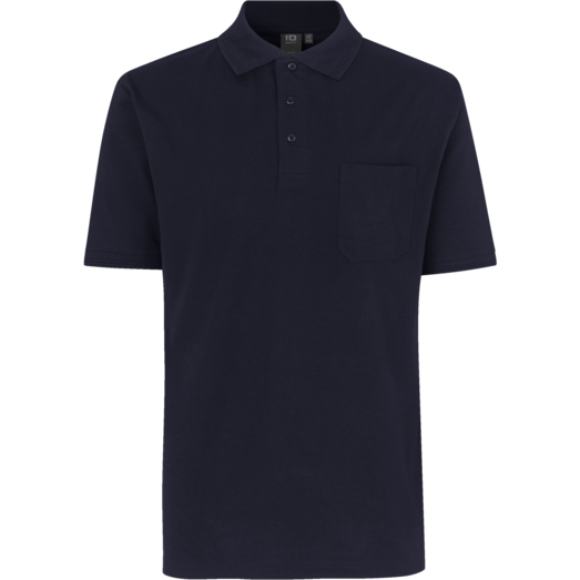 ID klassisk herre poloshirt navy